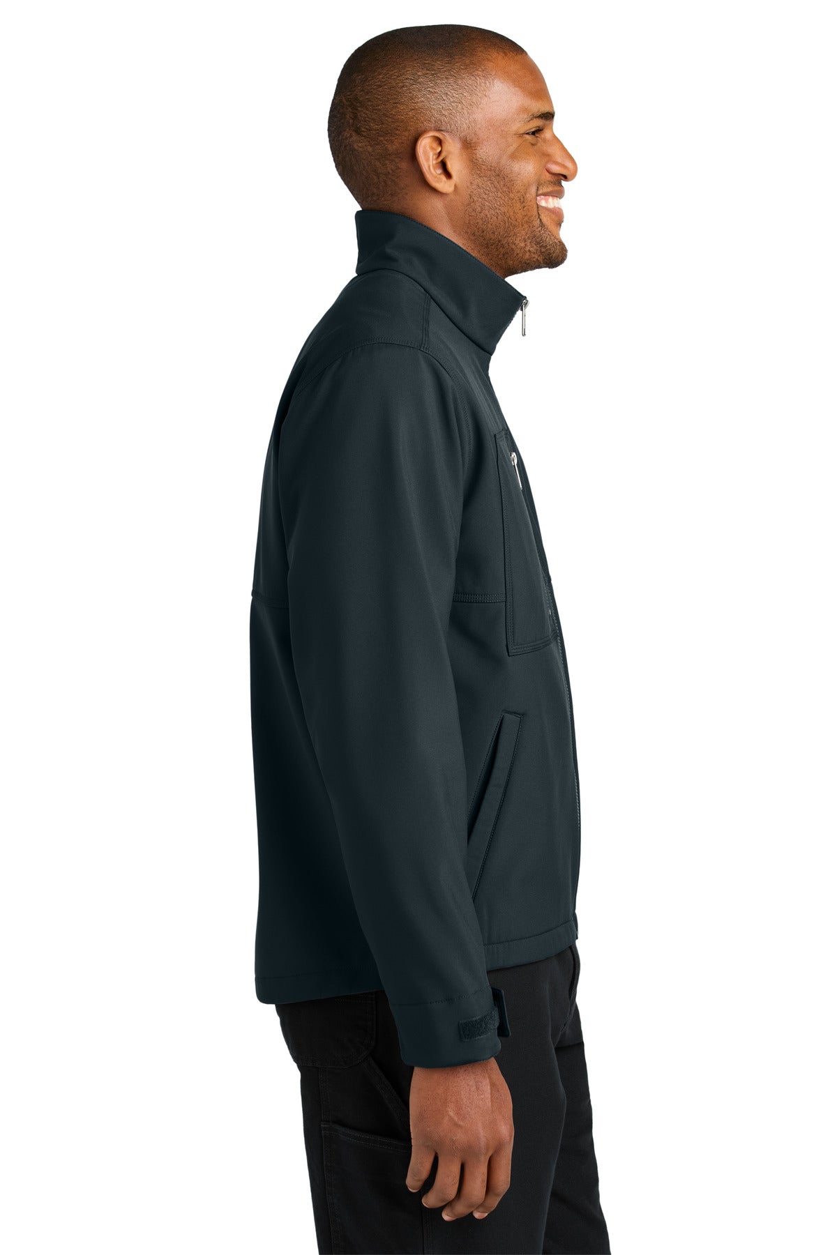 Navy CornerStone Workwear Soft Shell CSJ70