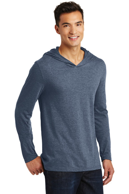 Navy Frost District Perfect Tri Long Sleeve Hoodie. DM139