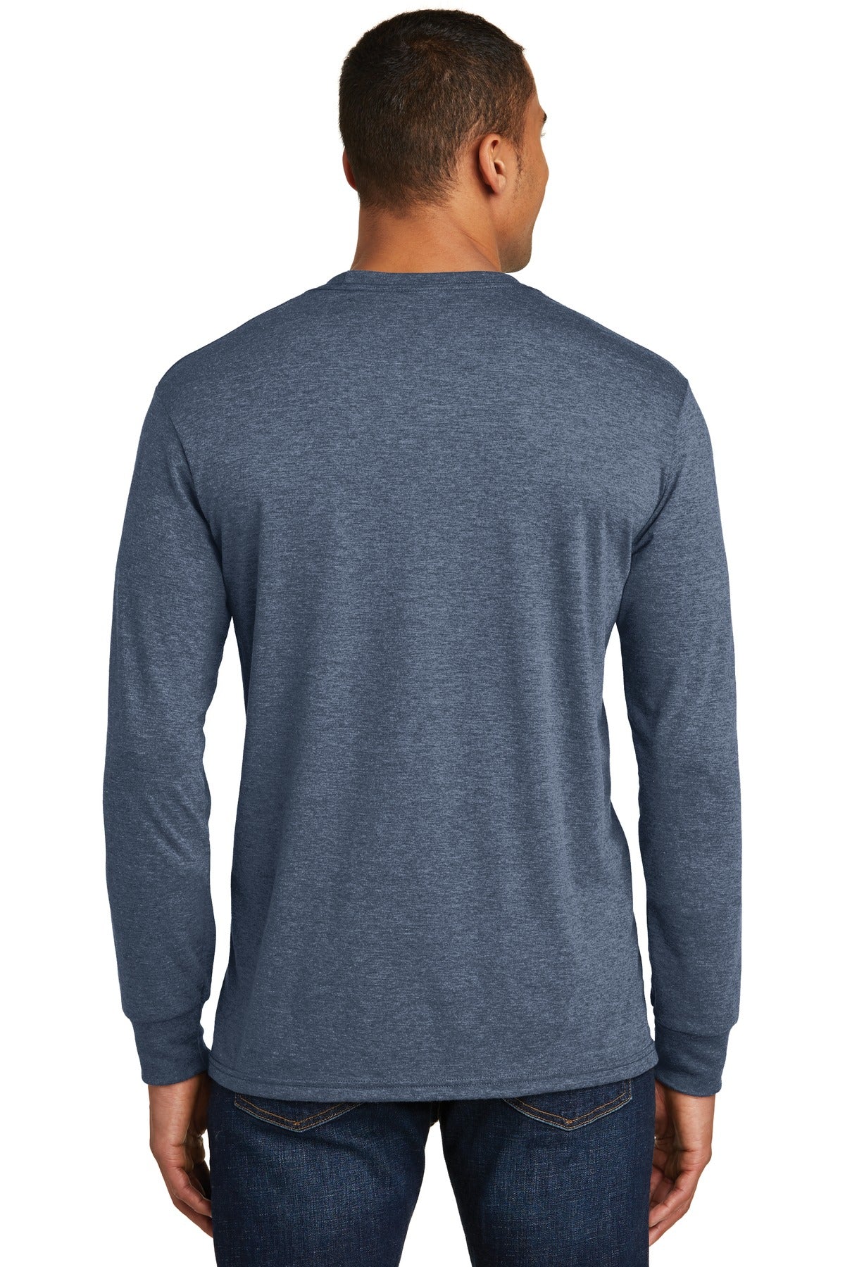 Navy Frost District Perfect Tri Long Sleeve Tee . DM132