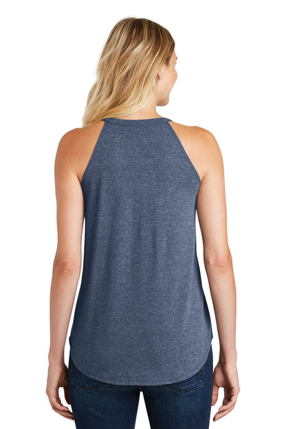 Navy Frost District Women's Perfect Tri Rocker Tank. DT137L