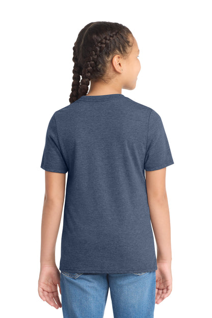 Navy Frost District Youth Perfect Tri Tee. DT130Y