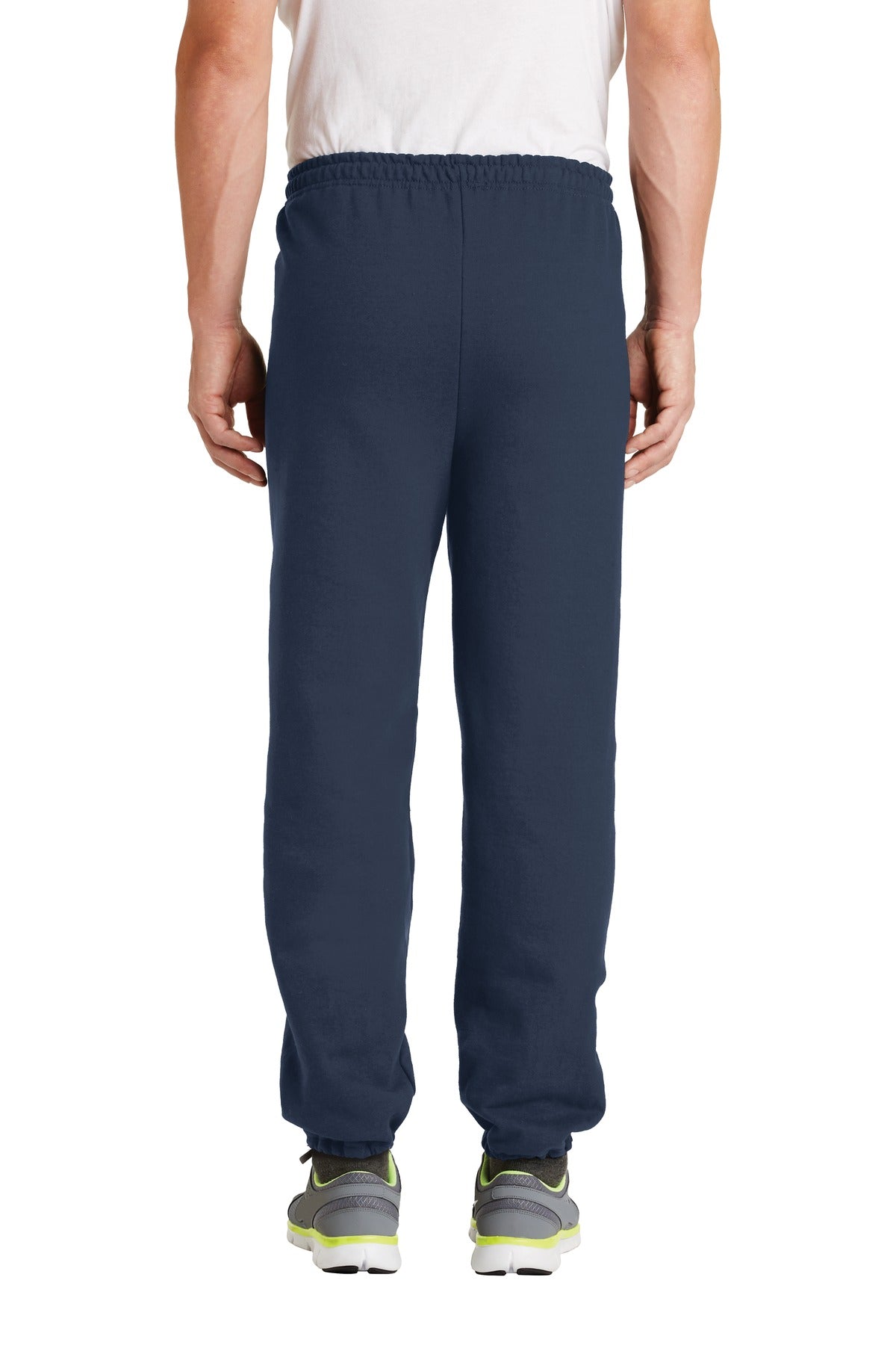 Navy Gildan Heavy Blend Sweatpant. 18200