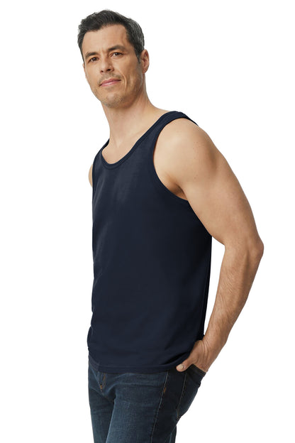 Navy Gildan Softstyle Tank Top 64200