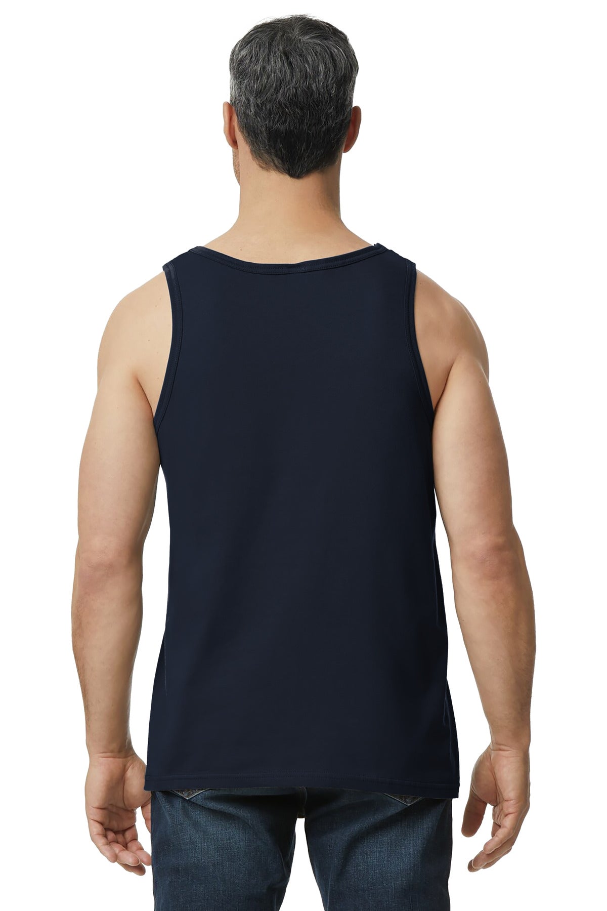 Navy Gildan Softstyle Tank Top 64200