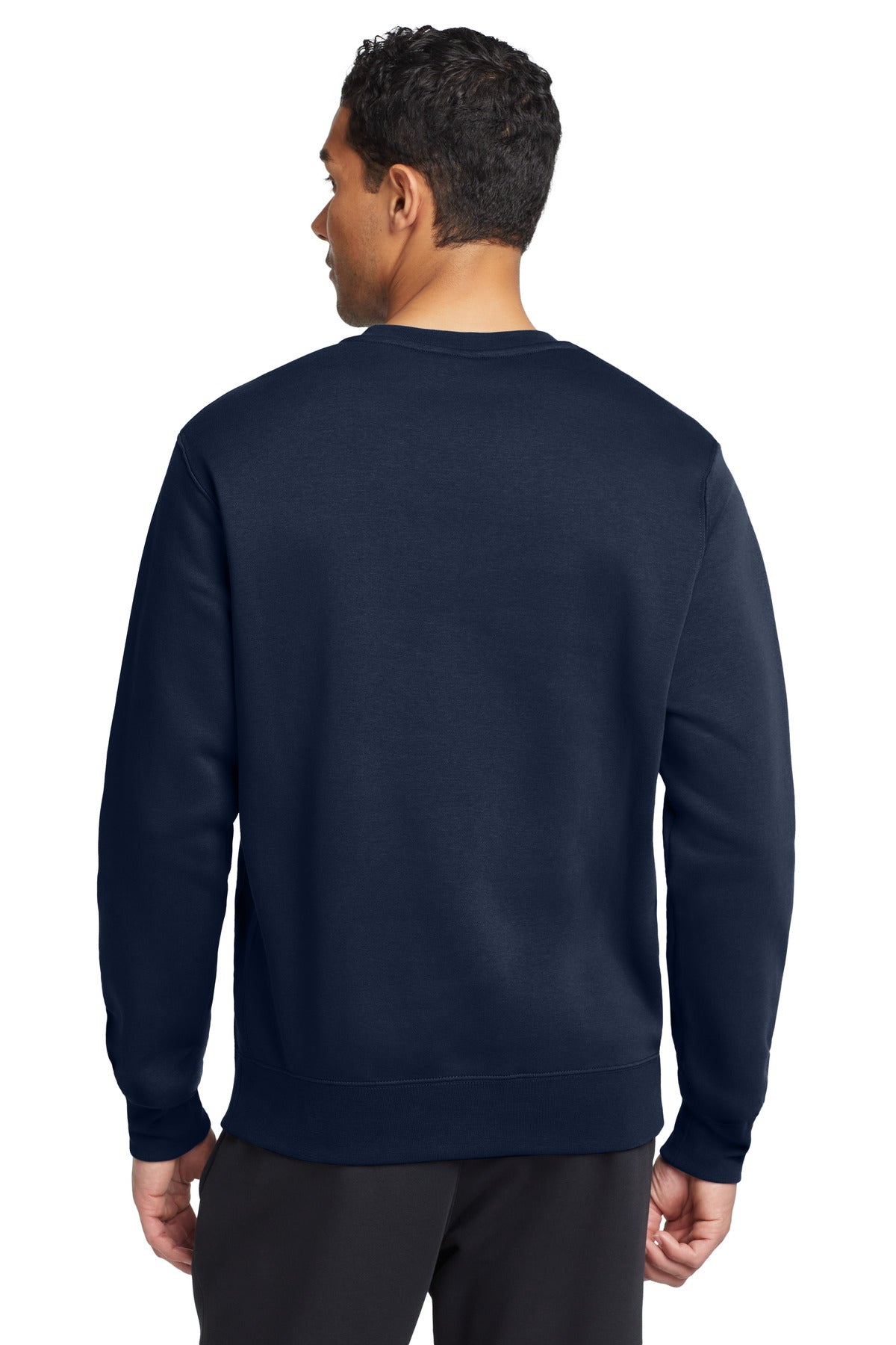 Navy Nike Club Fleece Crew CJ1614