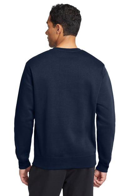 Navy Nike Club Fleece Crew CJ1614