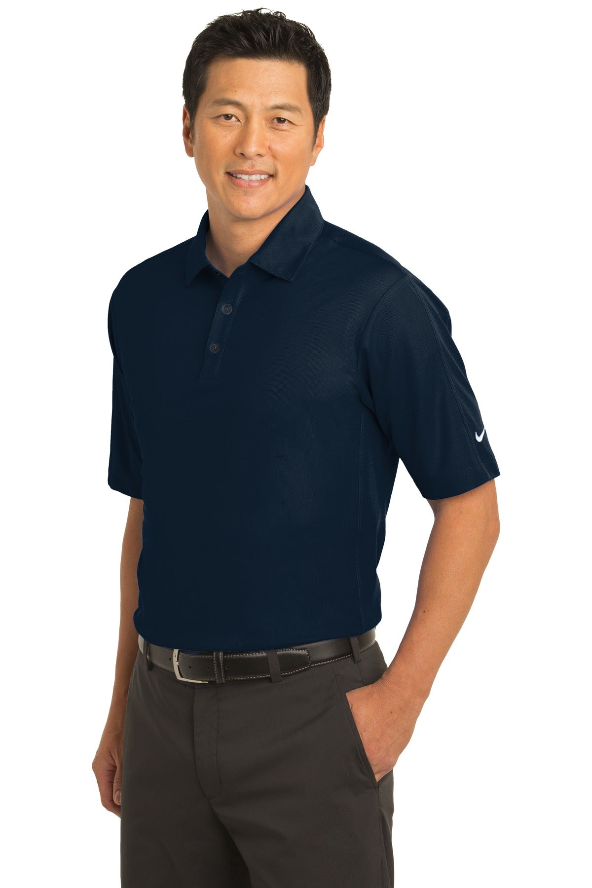 Navy Nike Tech Sport Dri-FIT Polo. 266998