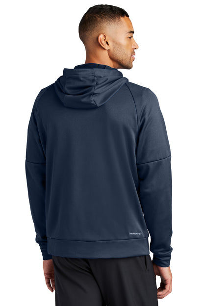 Navy Nike Therma-FIT Pocket Full-Zip Fleece Hoodie NKFD9859
