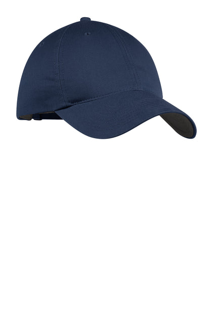 Navy Nike Unstructured Cotton/Poly Twill Cap NKFB6449