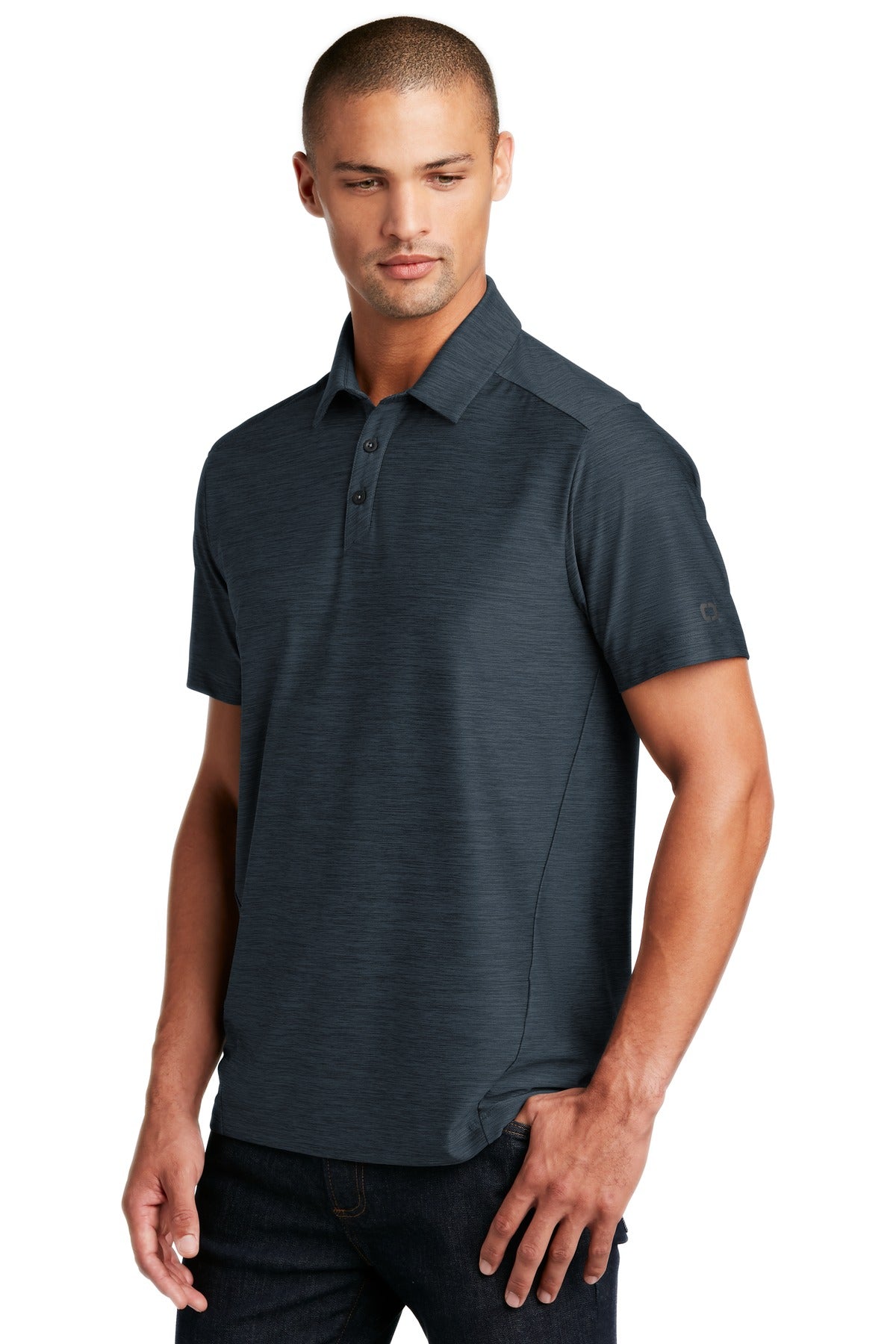 Navy OGIO Slate Polo. OG143