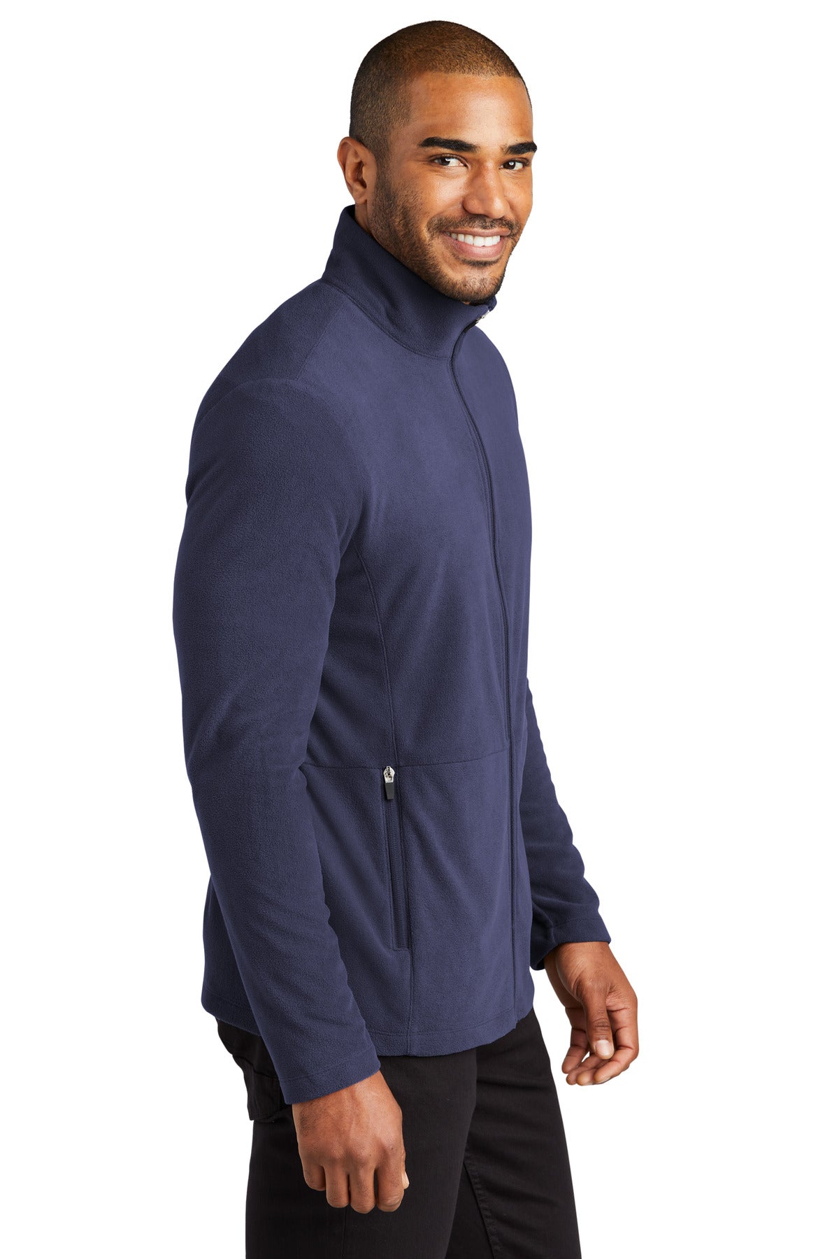 Navy Port Authority Accord Microfleece Jacket F151