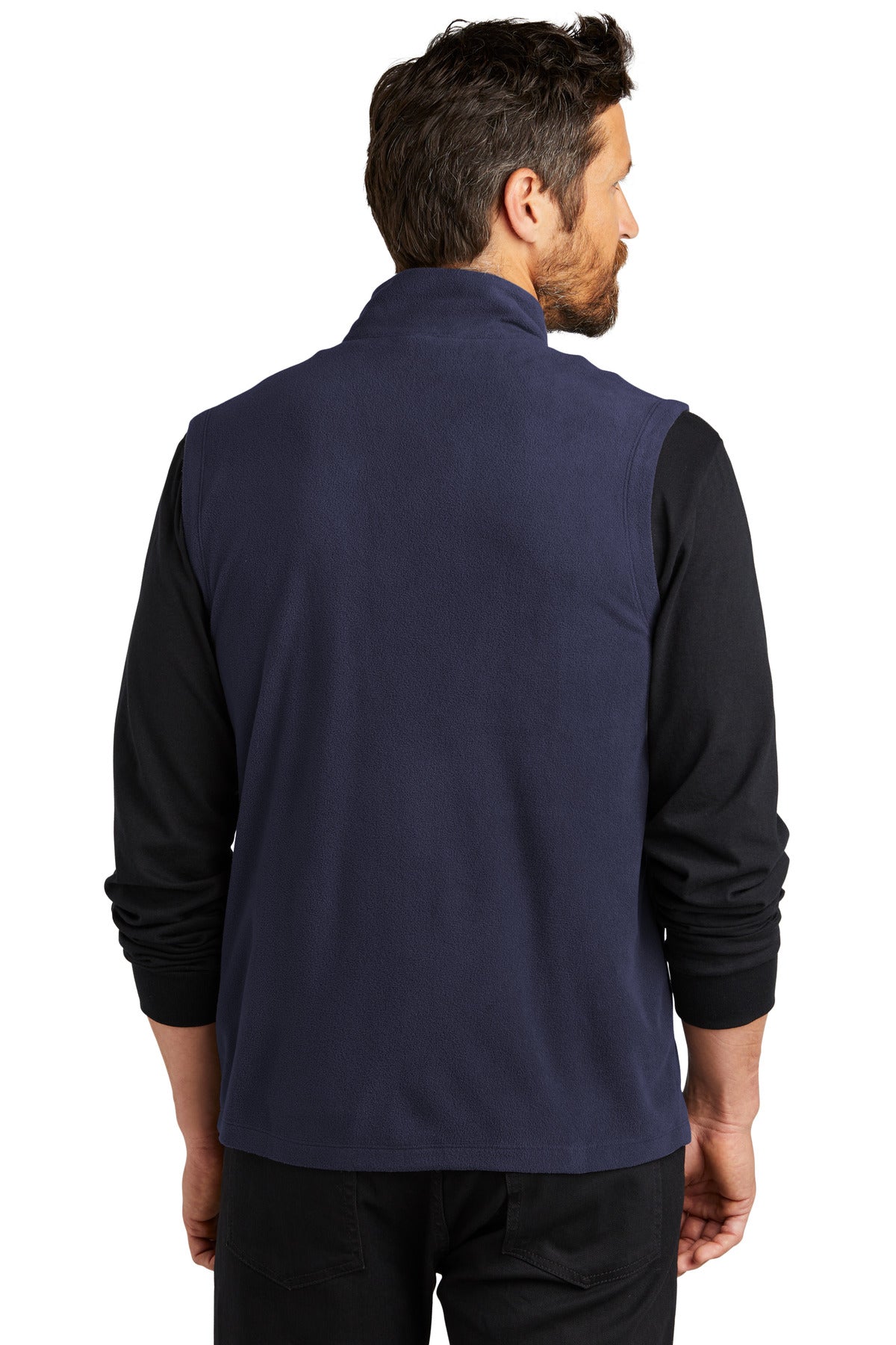Navy Port Authority Accord Microfleece Vest F152