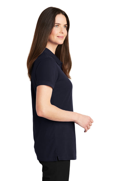 Navy Port Authority Women's EZCotton Polo. LK8000