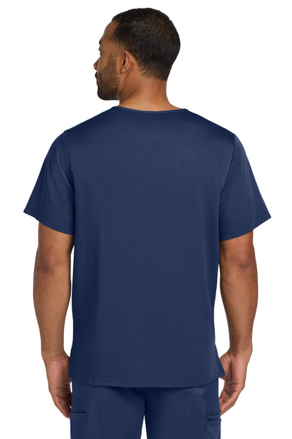 Navy Wink Men's Premiere Flex V-Neck Top WW5068