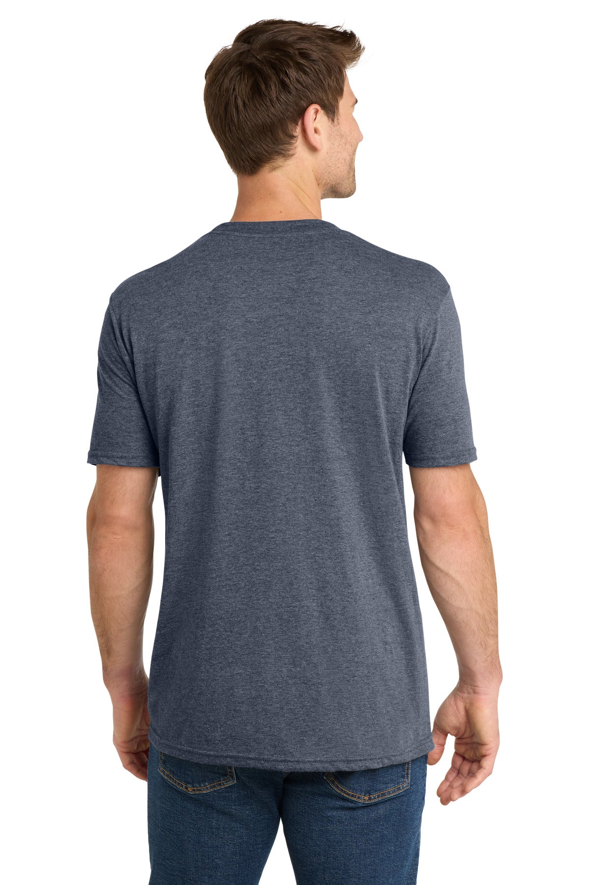 NavyHthr Volunteer Knitwear Tri Tee VL40
