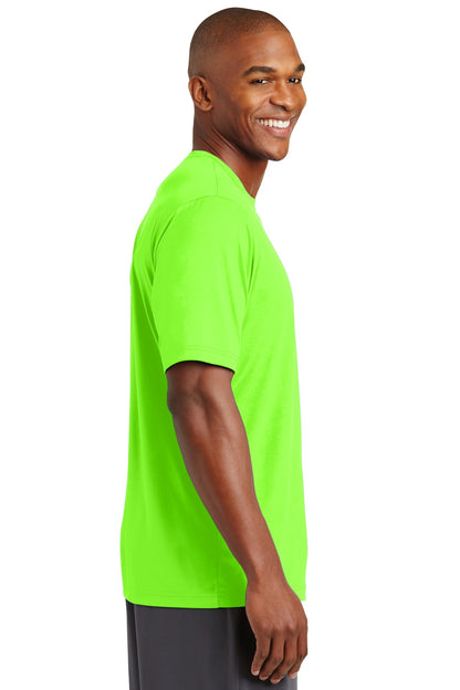 Neon Green Sport-Tek PosiCharge Tough Tee . ST320