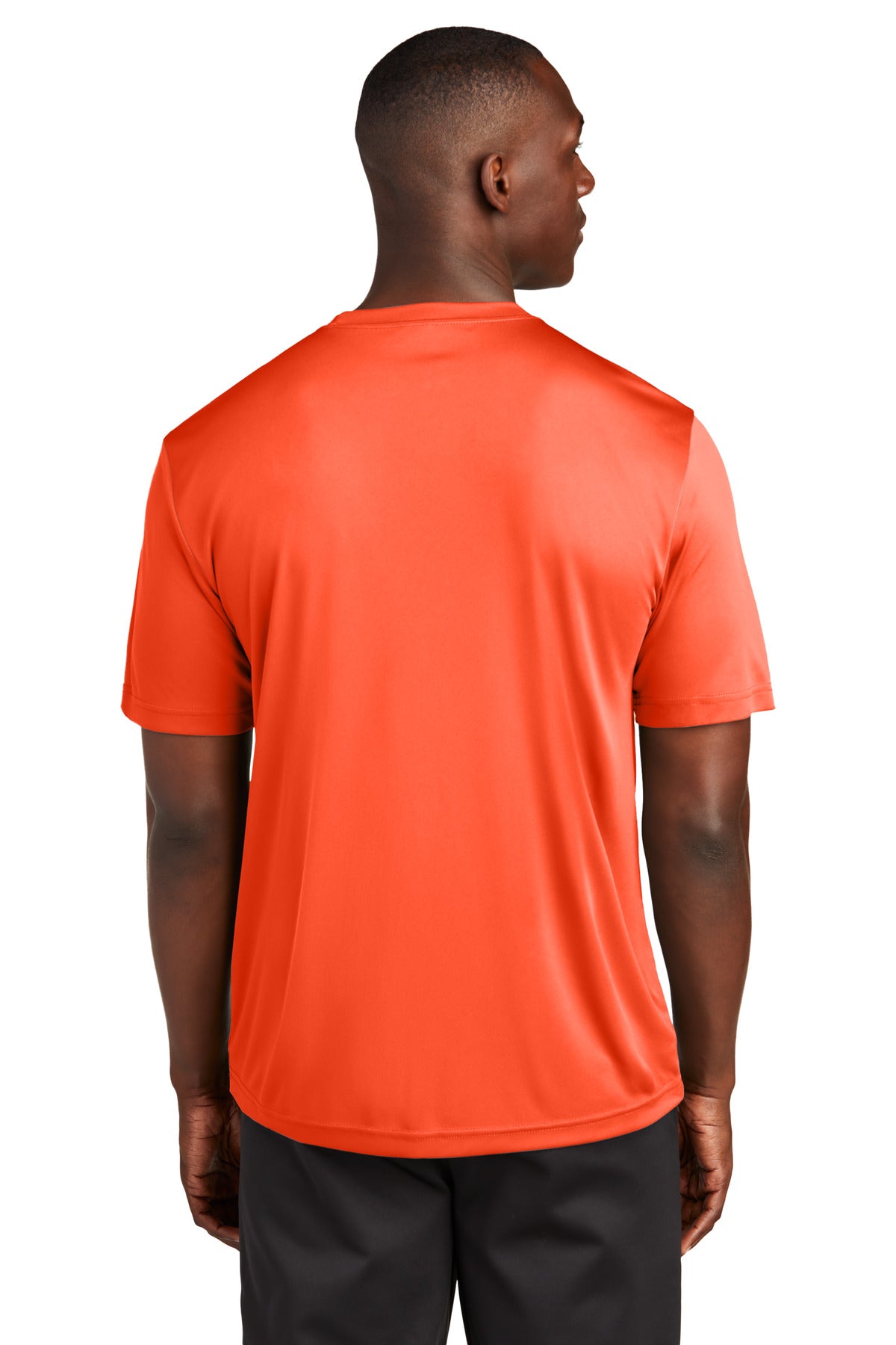 Neon Orange Sport-Tek Tall PosiCharge Competitor Tee. TST350