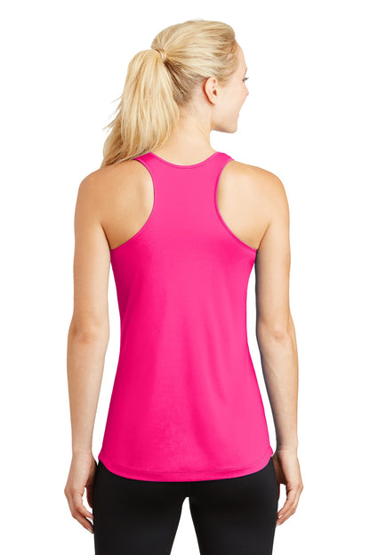 Neon Pink Sport-Tek Women's PosiCharge Competitor Racerback Tank. LST356