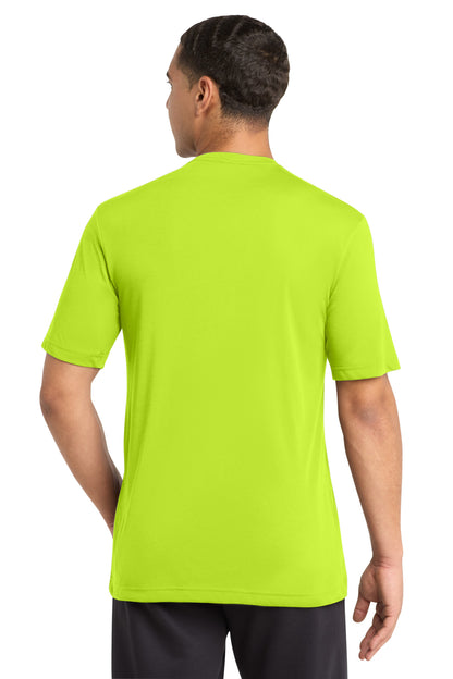 Neon Yellow Sport-Tek PosiCharge Competitor Cotton Touch Tee. ST450