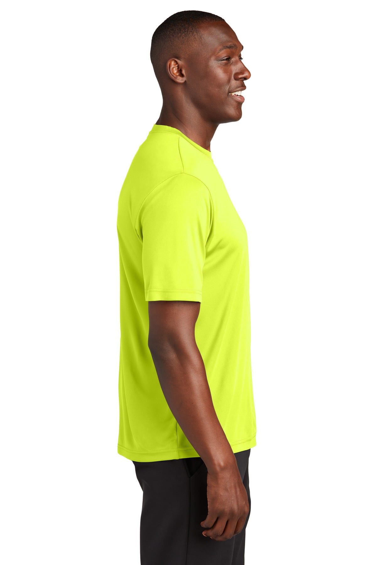 Neon Yellow Sport-Tek Tall PosiCharge Competitor Tee. TST350