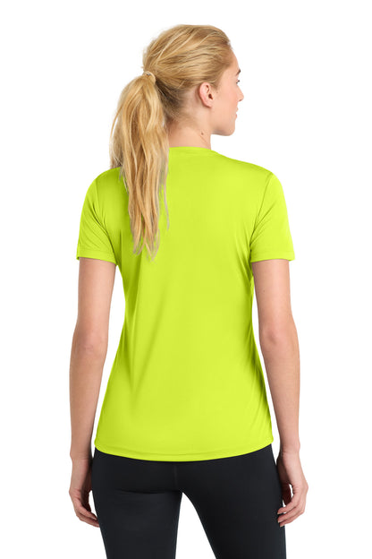 Neon Yellow Sport-Tek Women's PosiCharge Competitor Tee. LST350