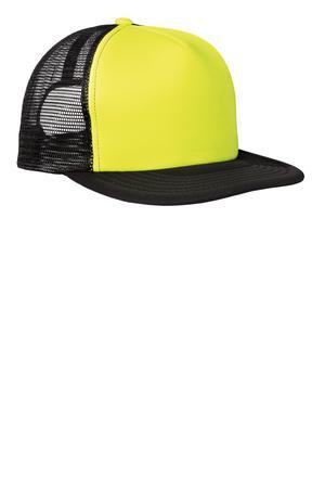 New Navy District Flat Bill Snapback Trucker Cap. DT624