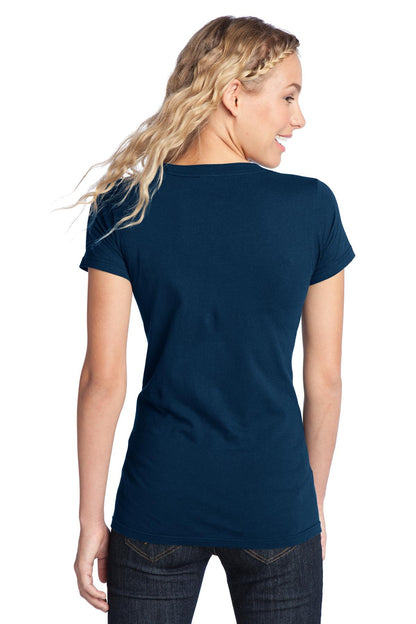 New Navy District Women's Fitted The Concert Tee DT5001