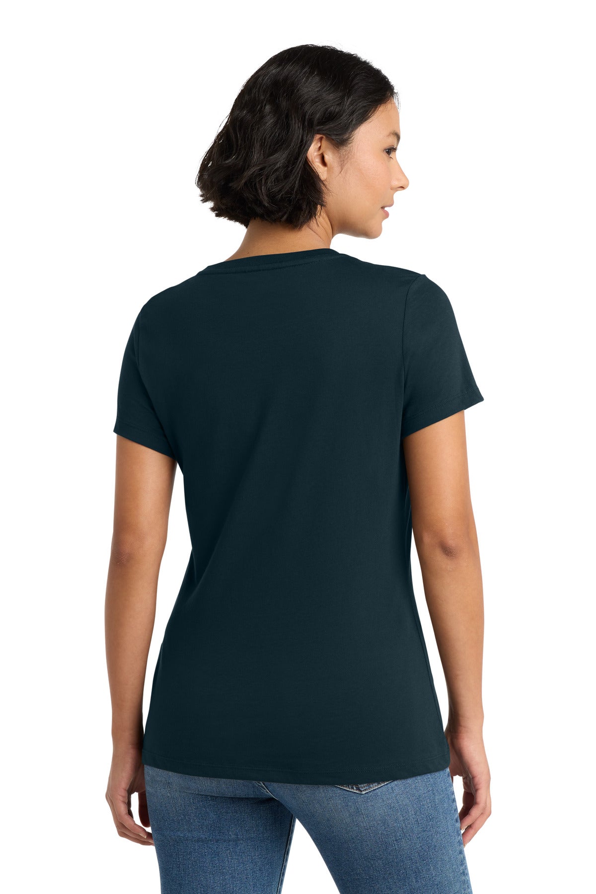 New Navy District Women's Perfect Weight Tee. DM104L