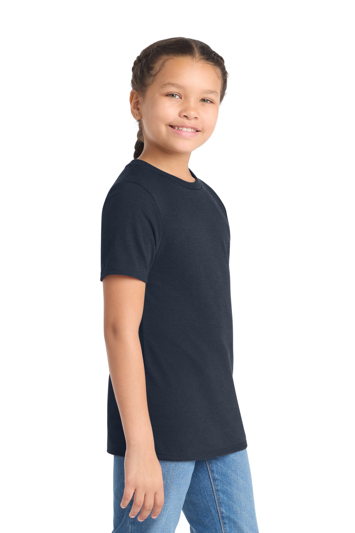 New Navy District Youth Perfect Tri Tee. DT130Y