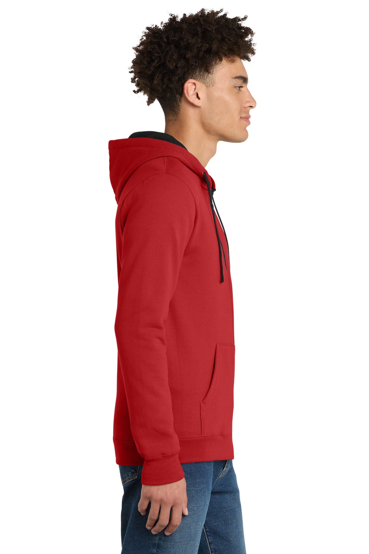 New Red District The Concert Fleece Full-Zip Hoodie. DT800