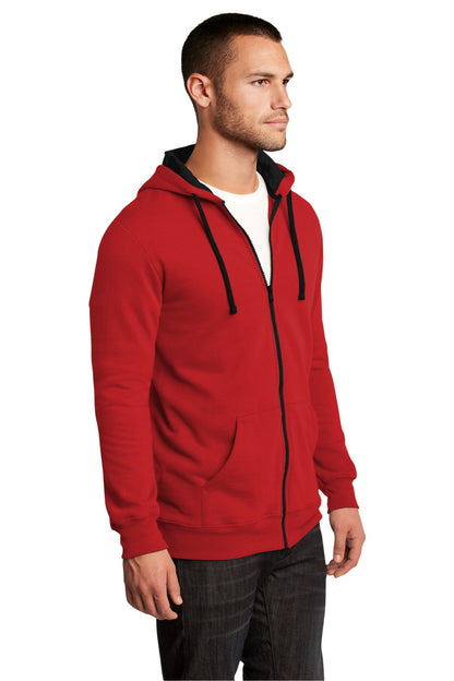 New Red District The Concert Fleece Full-Zip Hoodie. DT800