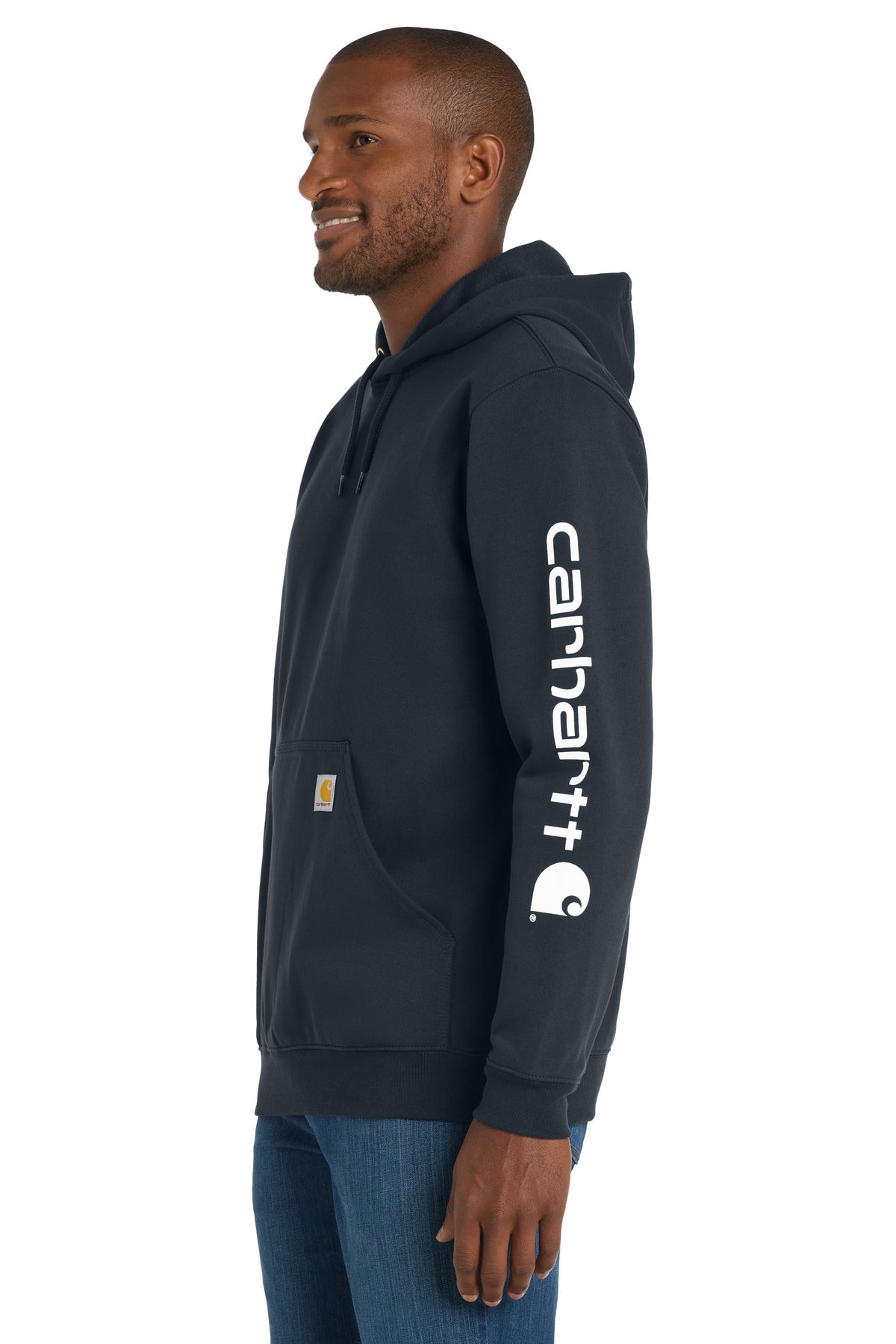NewNavy Carhartt Midweight Hooded Logo Sweatshirt CTK288