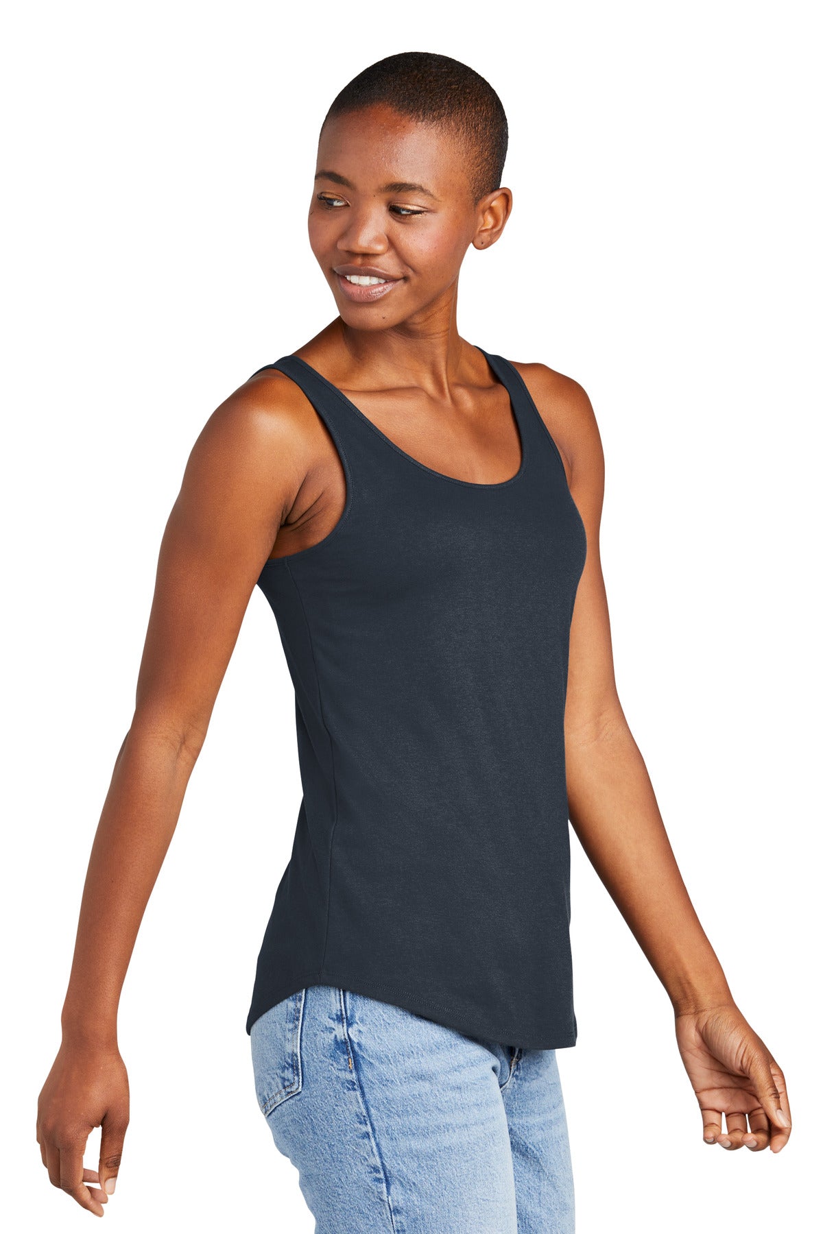 NewNavy District Women's Perfect Tri Relaxed Tank DT151