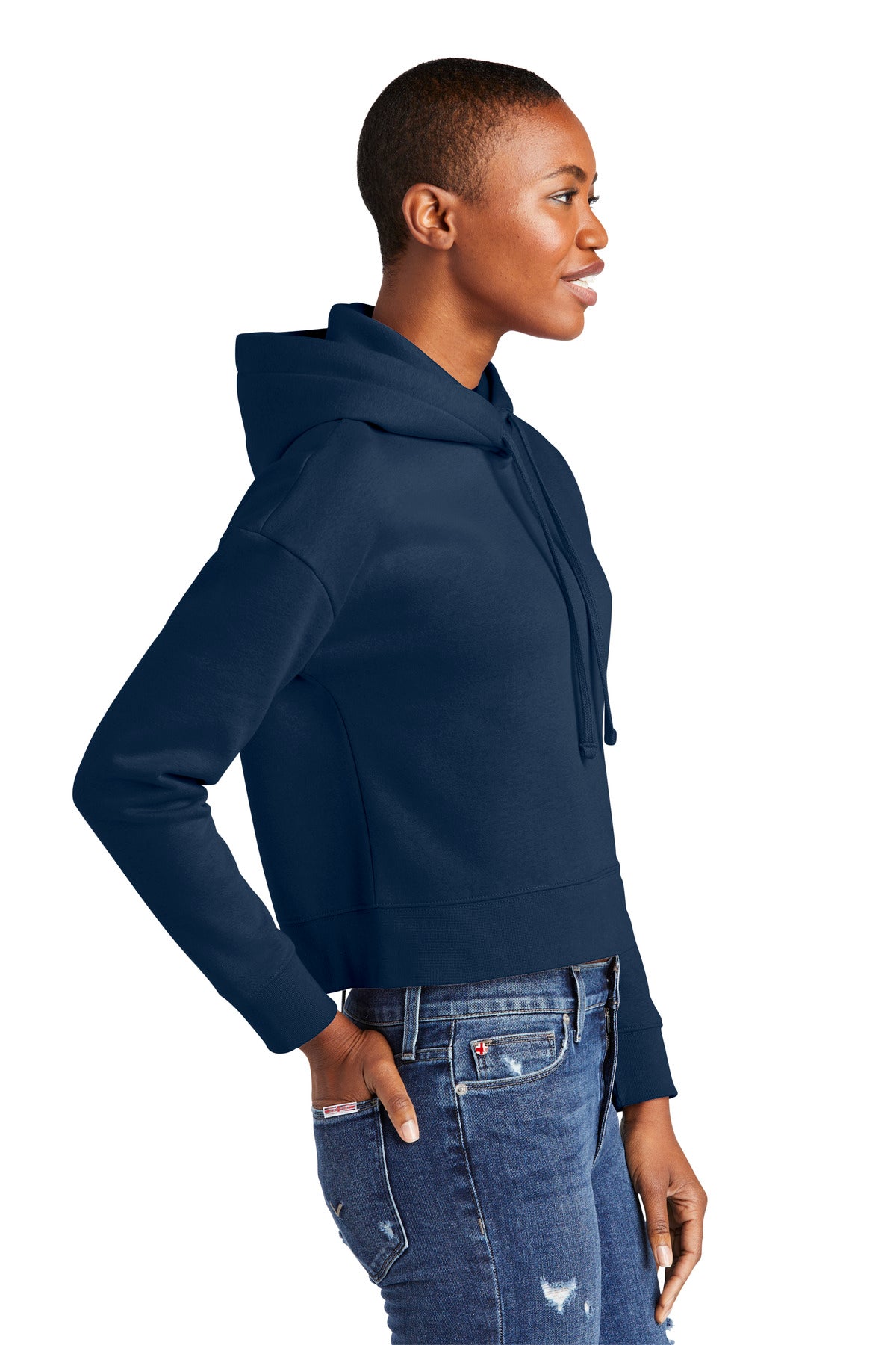 NewNavy District Women's V.I.T. Fleece Hoodie DT6101