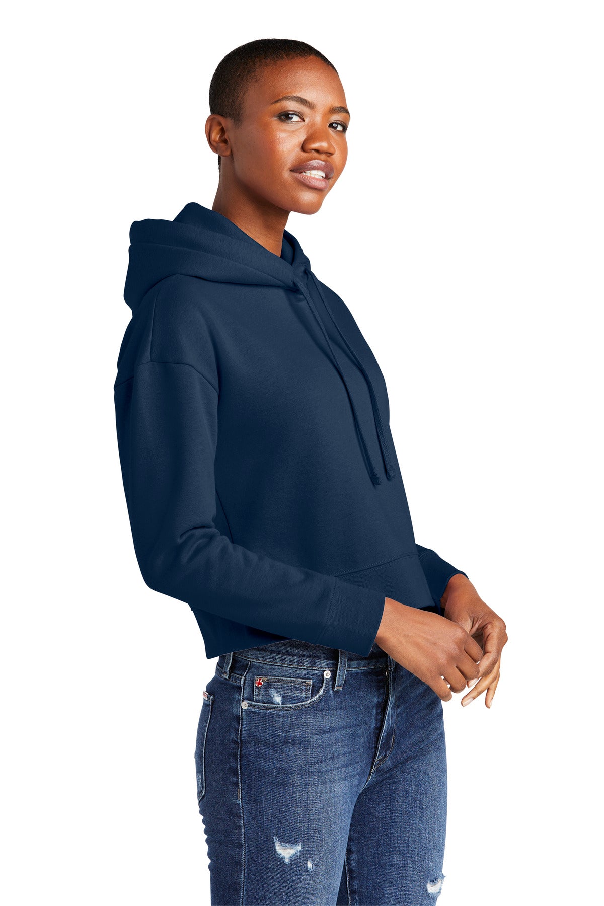 NewNavy District Women's V.I.T. Fleece Hoodie DT6101