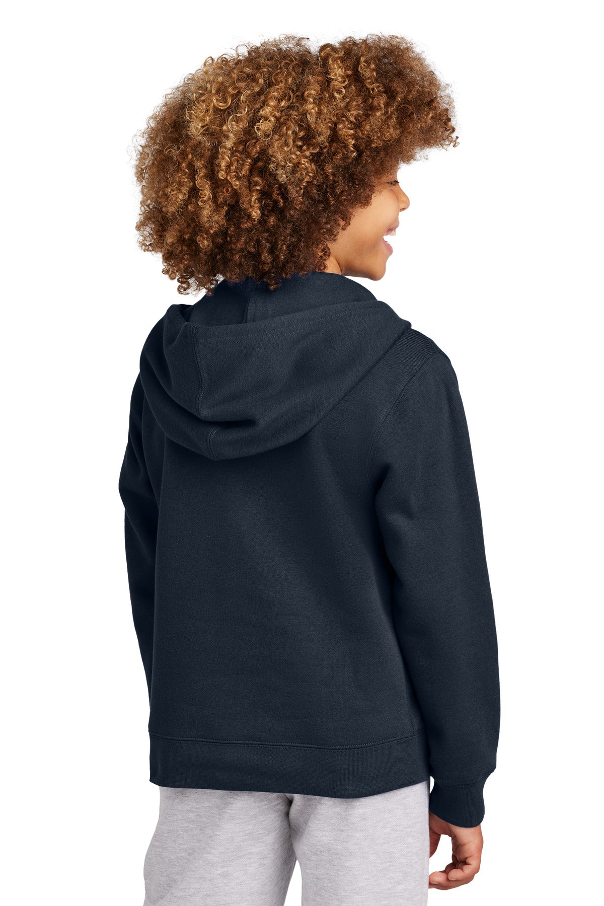 NewNavy District Youth V.I.T. Fleece Full-Zip Hoodie DT6102Y