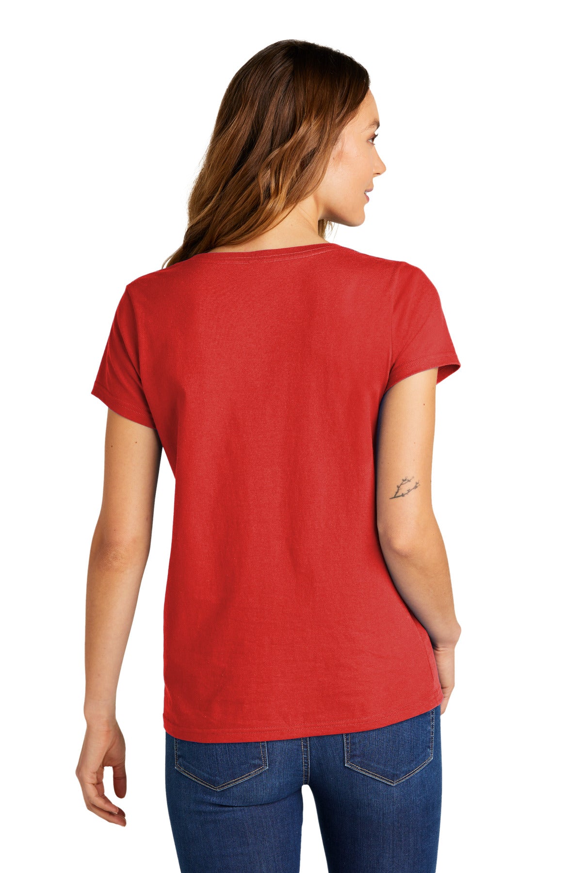NewRed District Women's The Concert Tee V-Neck DT5002