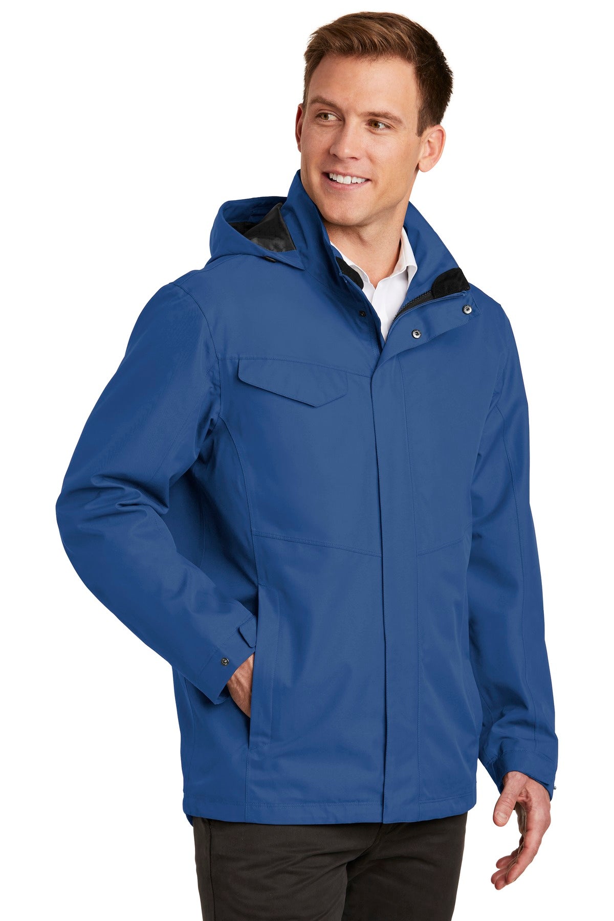 Night Sky Blue Port Authority Collective Outer Shell Jacket. J900
