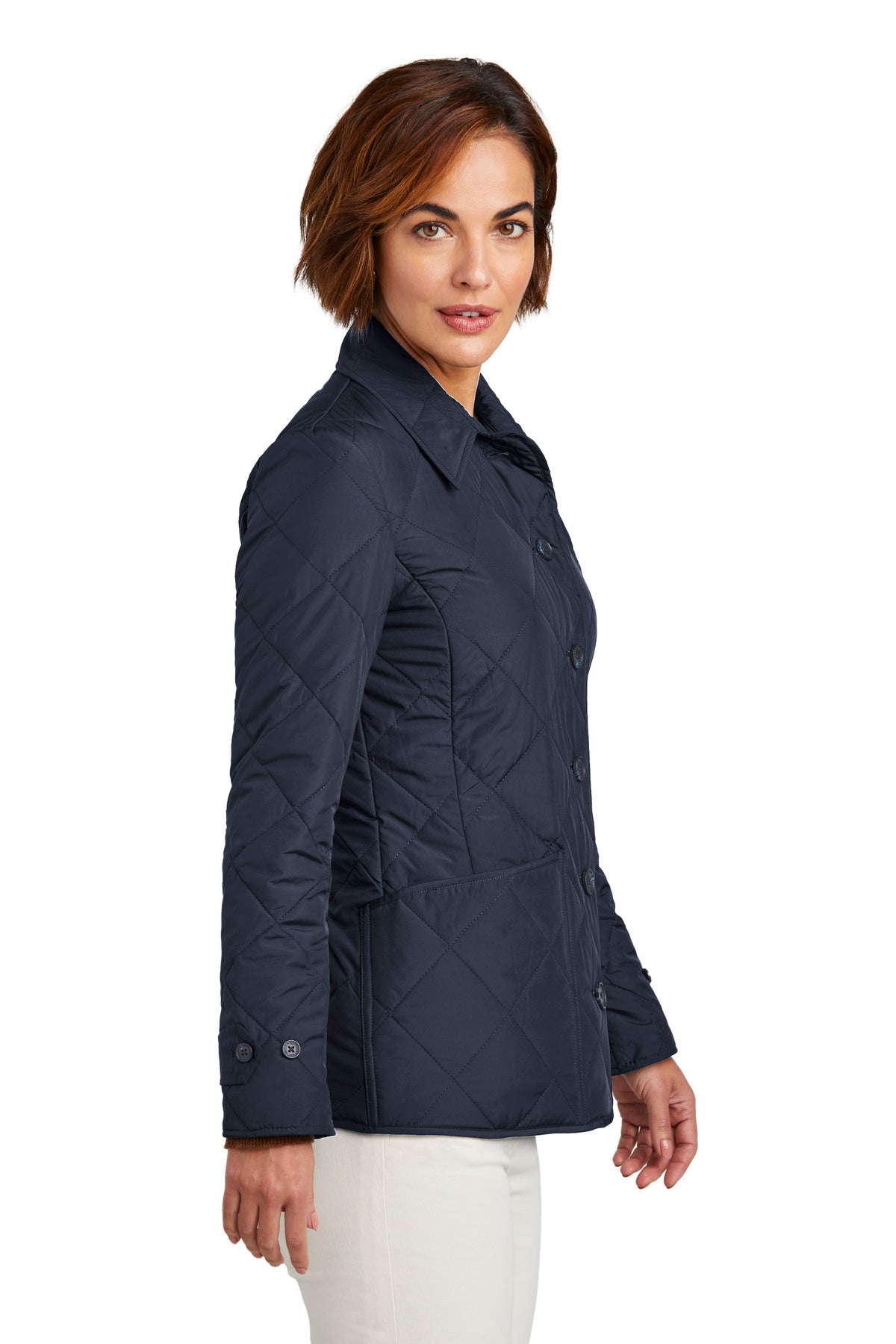 NightNavy Brooks Brothers Women's Quilted Jacket BB18601