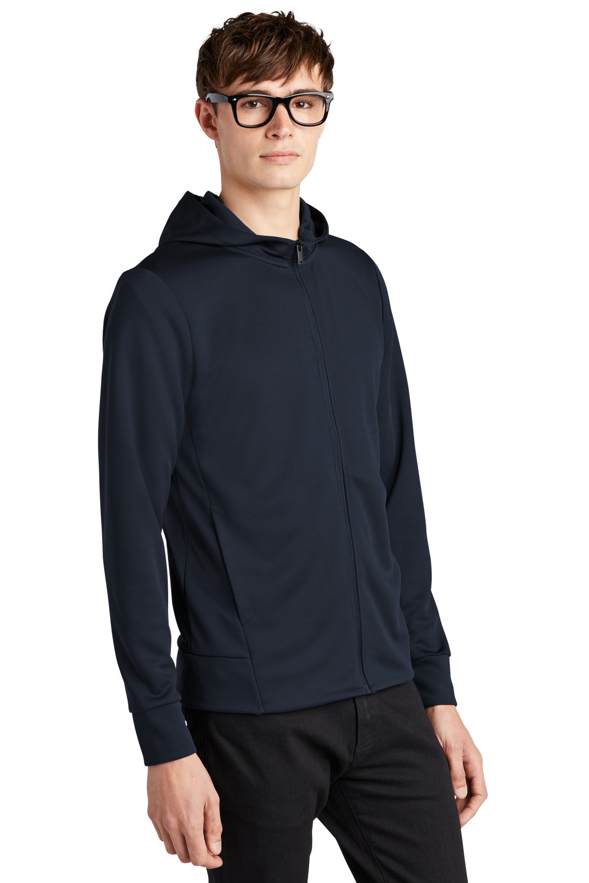 NightNavy Mercer+Mettle Double-Knit Full-Zip Hoodie MM3002