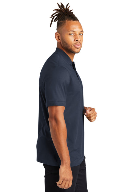 NightNavy Mercer+Mettle Stretch Pique Henley MM1008