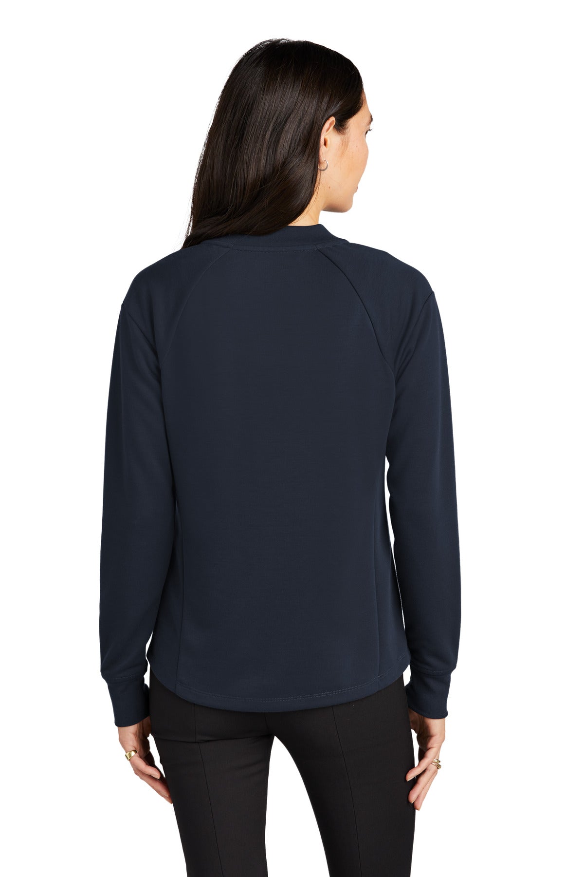 NightNavy Mercer+Mettle Women's Double-Knit Bomber MM3001