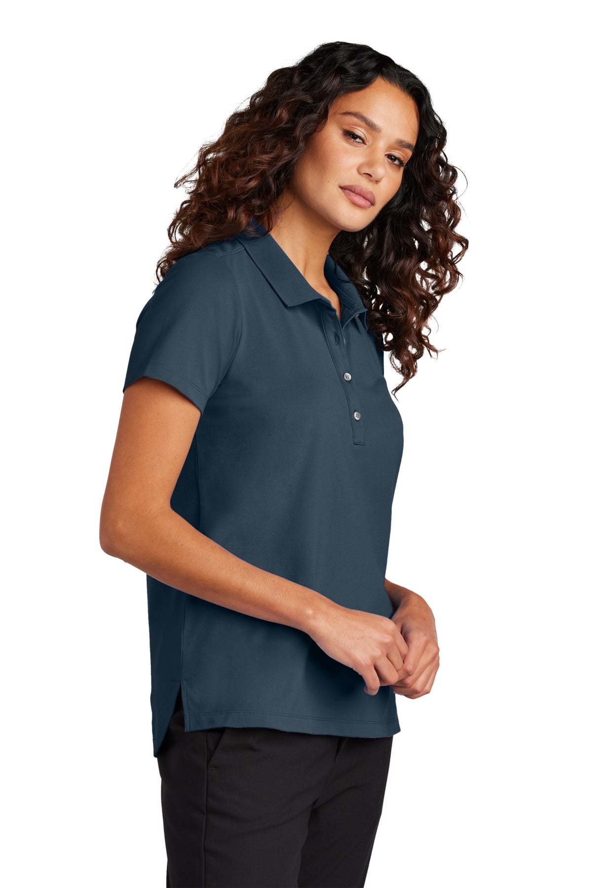 NightNavy Mercer+Mettle Women's Stretch Pique Polo MM1005