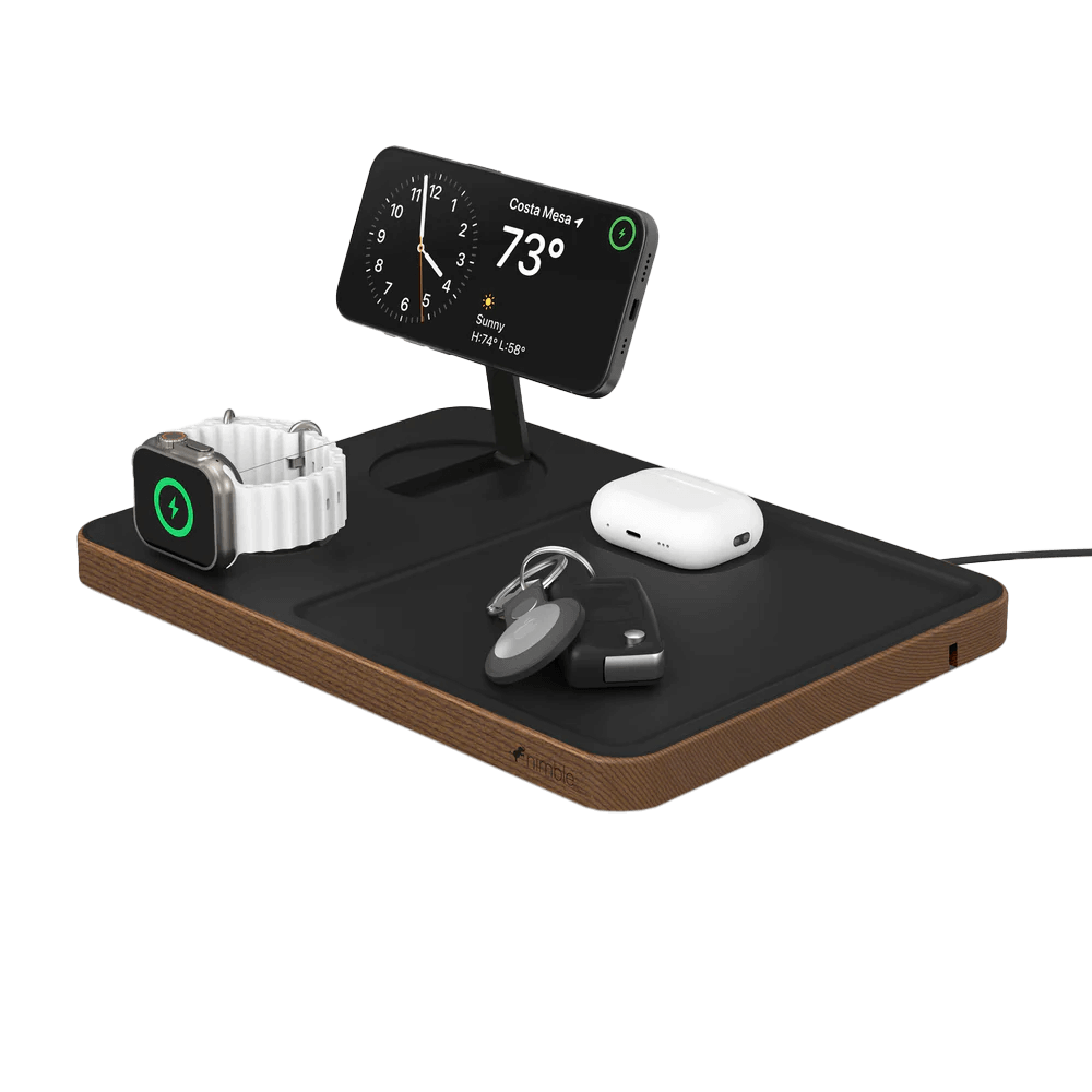 Black Nimble Valet 3-in-1 Wireless Charger