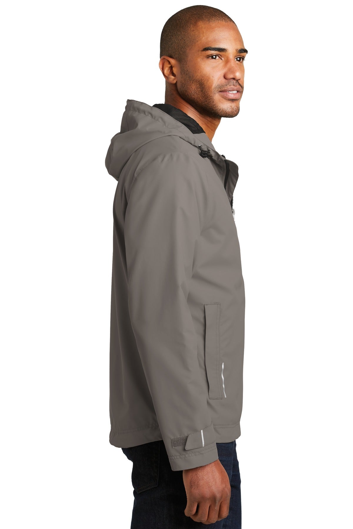 Northern Grey Port Authority Northwest Slicker. J7710