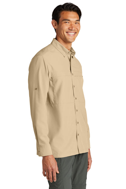 Oat Port Authority Long Sleeve UV Daybreak Shirt W960