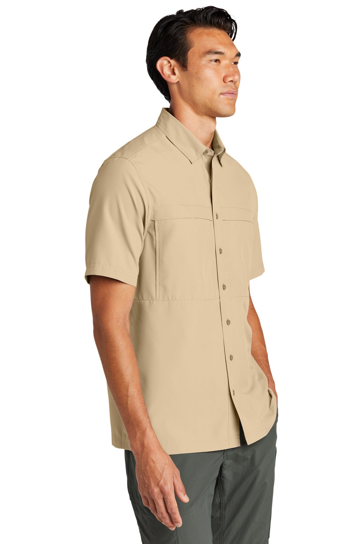 Oat Port Authority Short Sleeve UV Daybreak Shirt W961