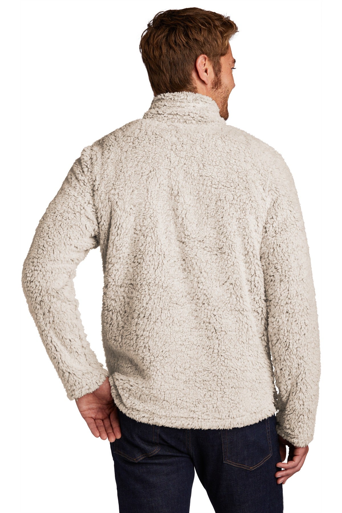 Oatmeal Hthr Port Authority Cozy 1/4-Zip Fleece F130