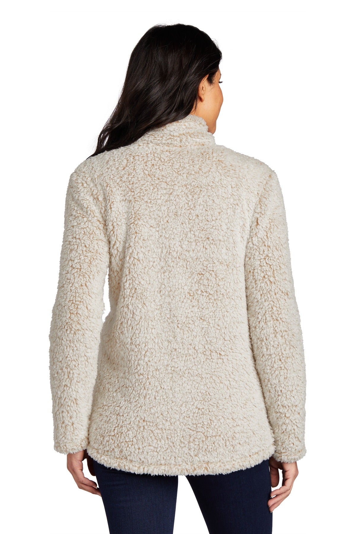 Oatmeal Hthr Port Authority Women's Cozy 1/4-Zip Fleece L130
