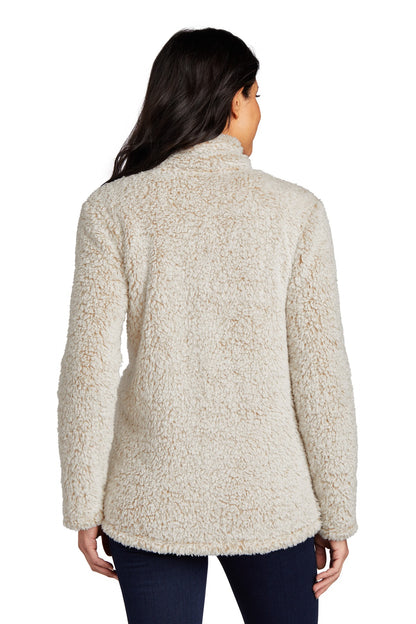 Oatmeal Hthr Port Authority Women's Cozy 1/4-Zip Fleece L130